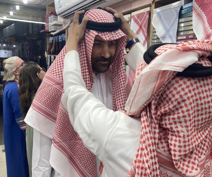 Josh Hayes in Saudi Arabia