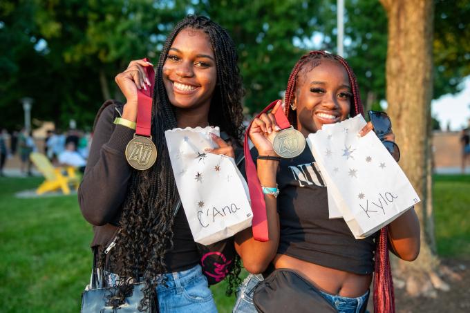 Luminary Ceremony students