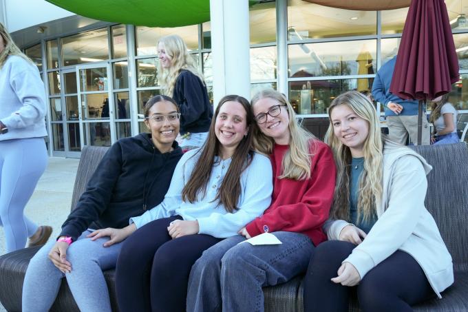 Homecoming 2025 students