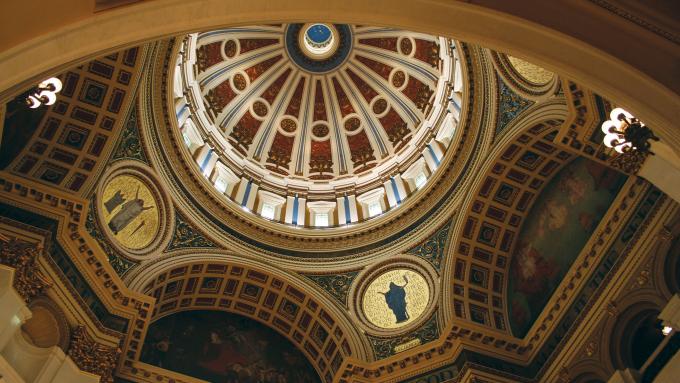 Inside Harrisburg capitol dome