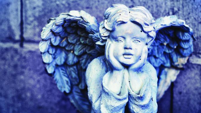 Cherub angel statue