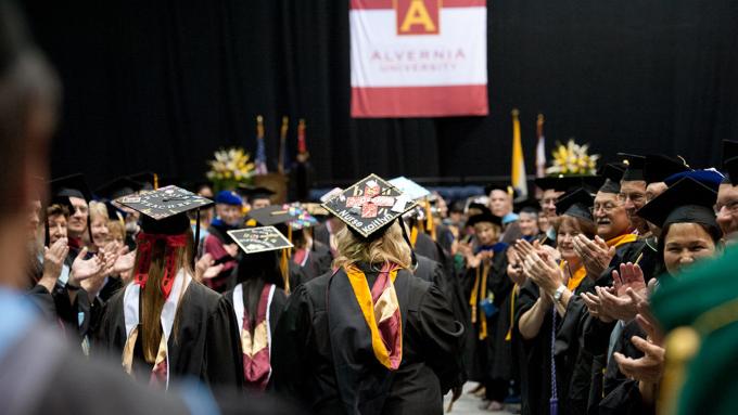 Alvernia graduation ceremony