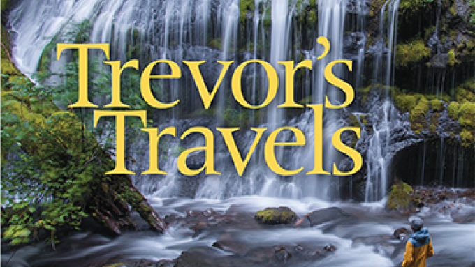 "Trevor's Travels" Magazine cover winter 2017