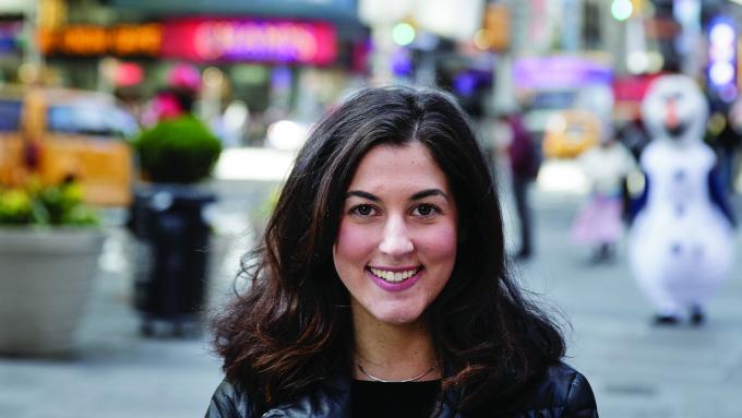 Alumna Gabby Valenti in New York