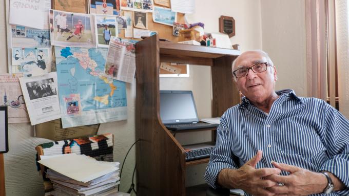 Pietro DiStravolo in his office
