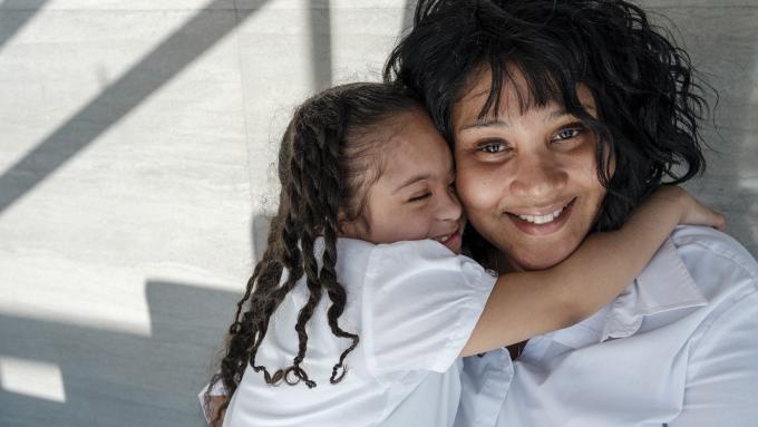 Danielle Green-Alston and daughter