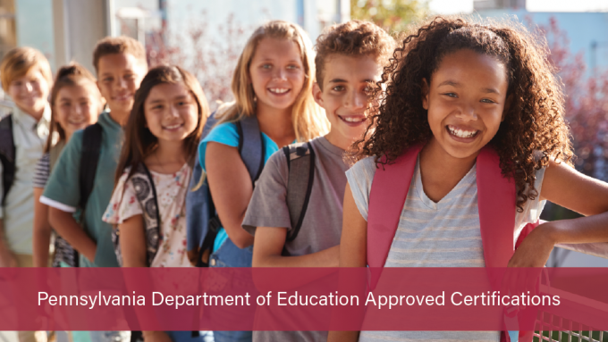 PA Dept of Education Certifications