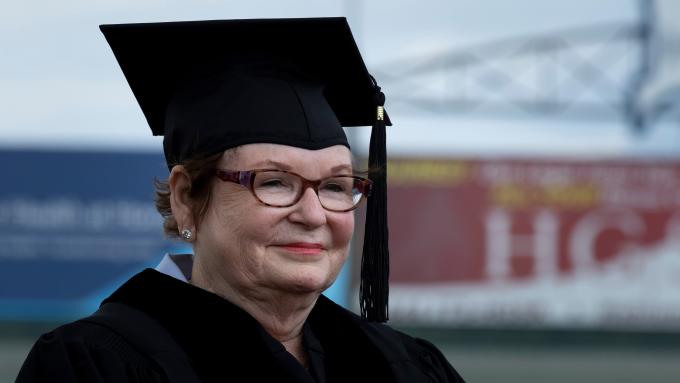 Kathleen Herbein '95 receives honorary degree