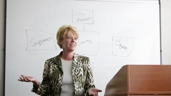 Beth Berret teaching
