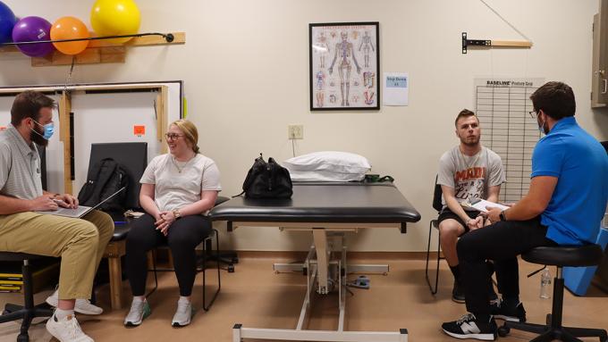 DPT students at the PLEX.
