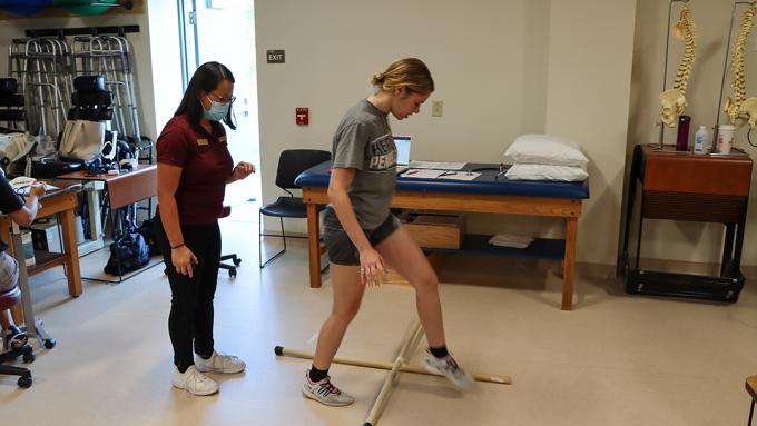 DPT students at the PLEX.