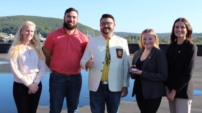 Sustainable honeybee hives unveiled at Reading CollegeTowne 