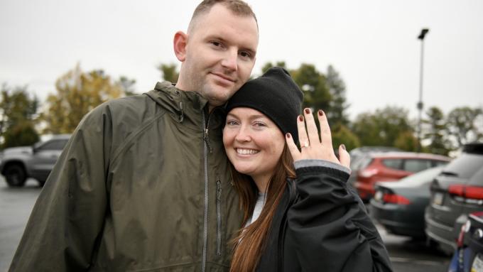 Alvernia engaged couple