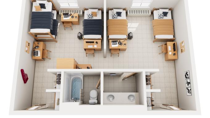Anthony Hall 3D Rendering Alternate