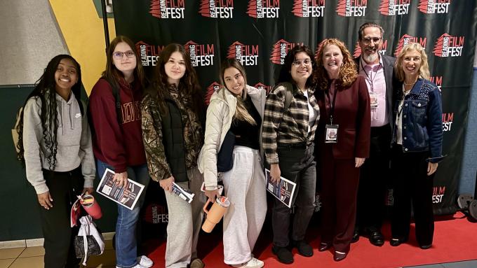 Students at Reading FilmFest