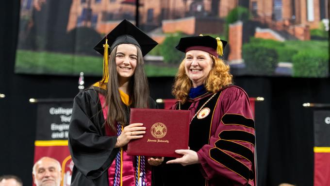 2025 Commencement Engineering Graduate Faith Bentz