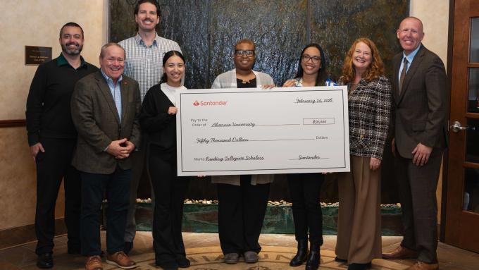 Reading Collegiate Scholars Program Check Presentation From Santander US