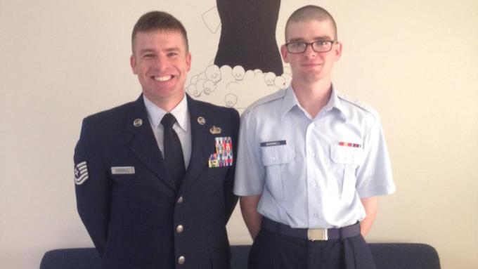 Michael and Paul Barnwell Air Force