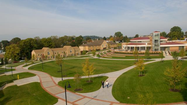 The campus quad