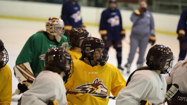 Alvernia University Women's Ice Hockey First Practice