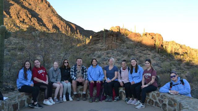 A group of Alvernia students on an Alternative Break.