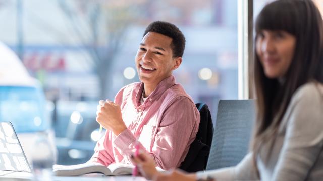 Alvernia University Business Student in Classroom